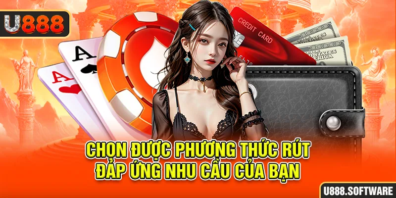 Chọn được phương thức rút đáp ứng nhu cầu của bạn