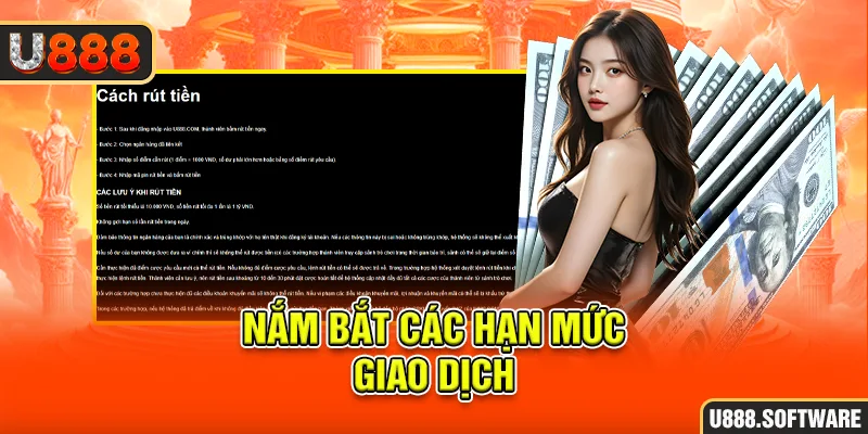 Nắm bắt các hạn mức giao dịch